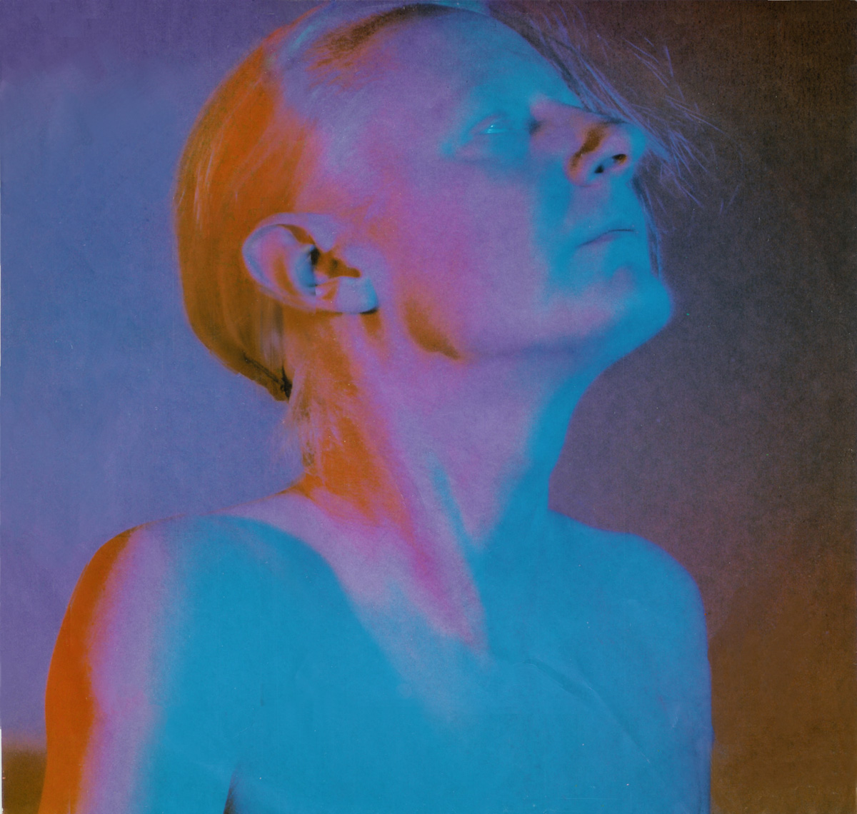 JOHNNY WINTER - White Hot And Blue custom inner sleeve